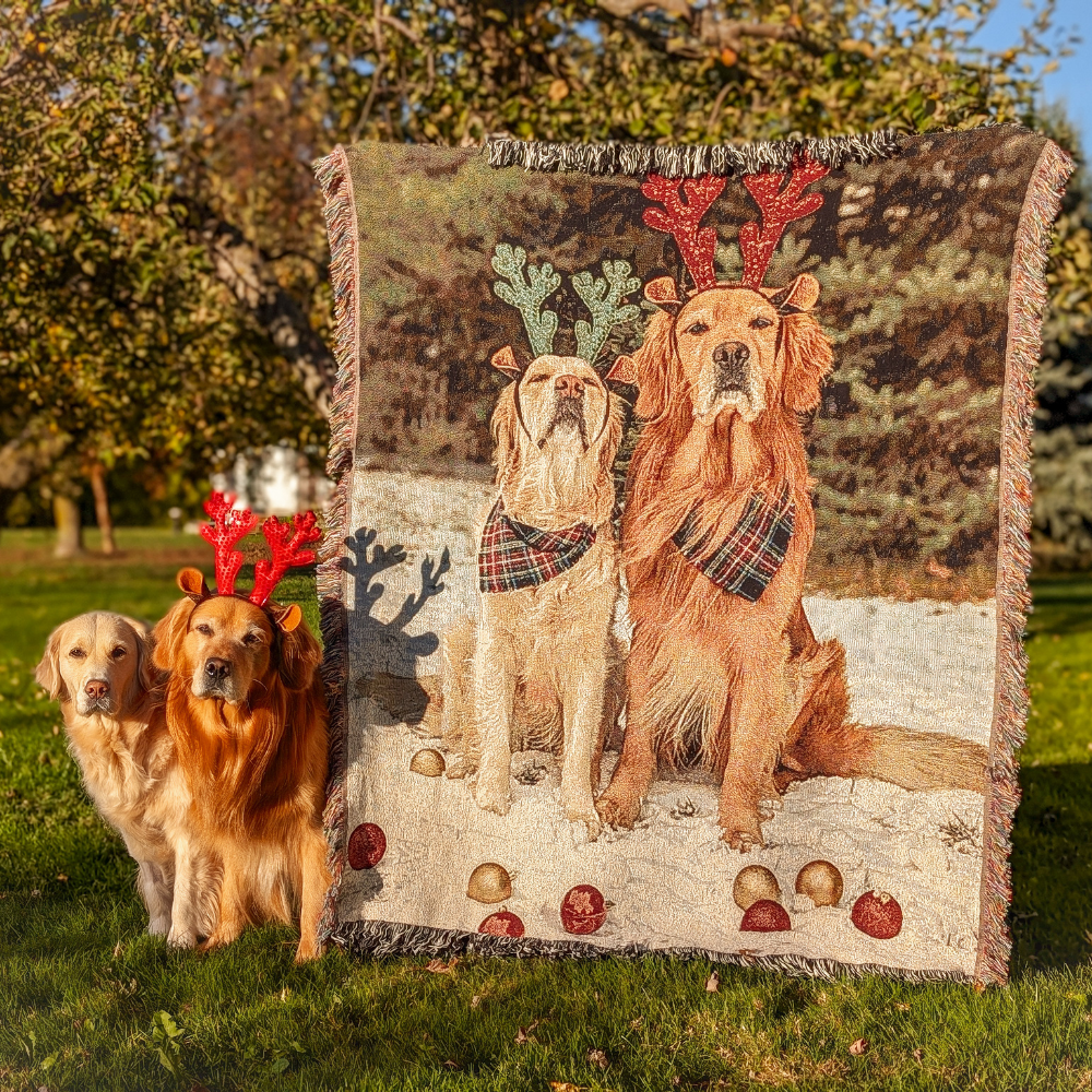 Custom Pet Photo Blankets