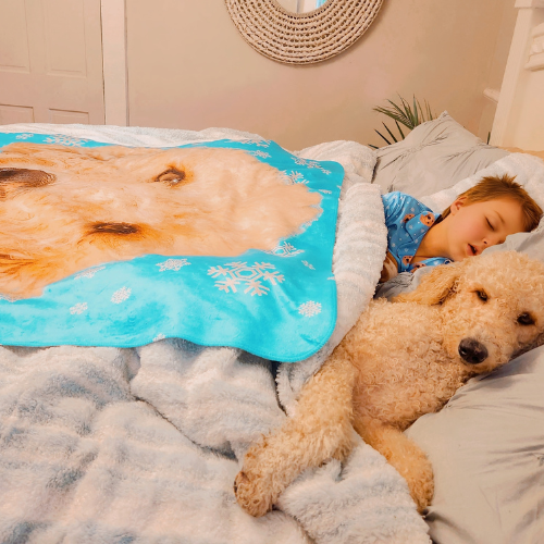 Custom Pet Photo Blankets