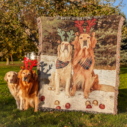 Custom Pet Photo Blankets
